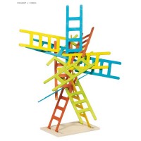 Balancing and stacking game, ladders
