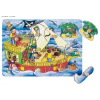 Puzzle with hidden pictures, Pirate ship