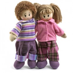 Two soft dolls